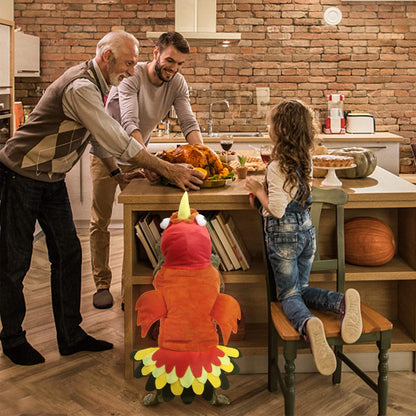 Turkey Dog Costume Thanksgiving Apparel Pet Costume for Dogs and Cats